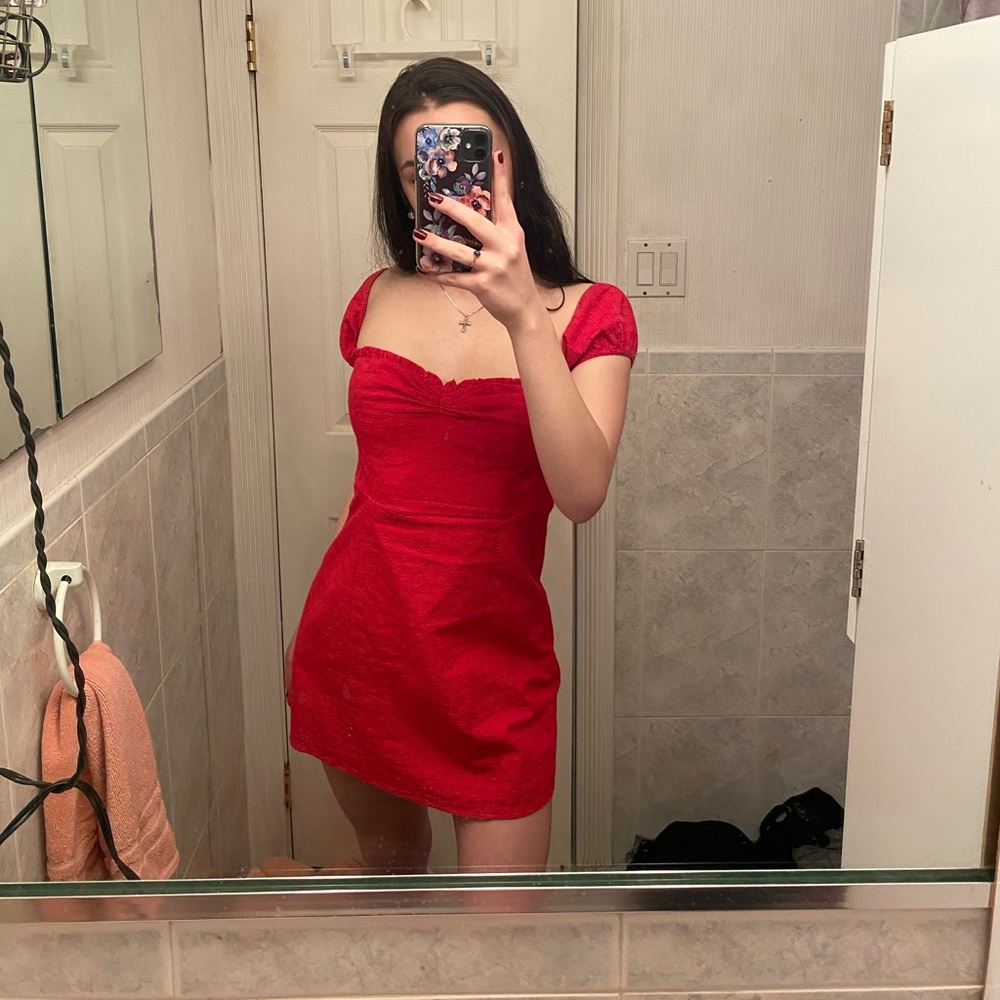 Mini Red Dress